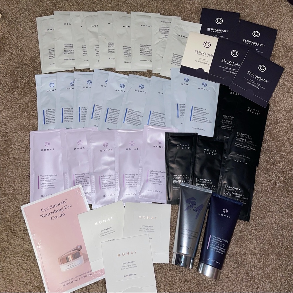 Monat Hair & Skin Samples